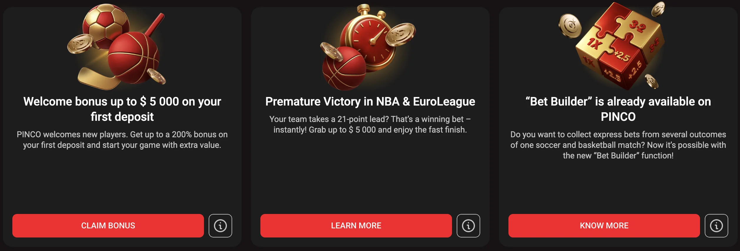 pinco online betting bonus